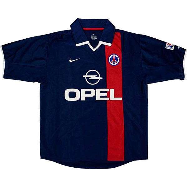 Tailandia Camiseta Paris Saint Germain 1st Retro 2001 2002 Azul